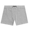 Mens * | Brand New Mens Accessories Rockband Logo Underwear Grey