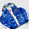 Mens * | Brand New Mens Outerwear Jackets & Outerwear Metallic Alasia Puffer Jacket Royal Blue