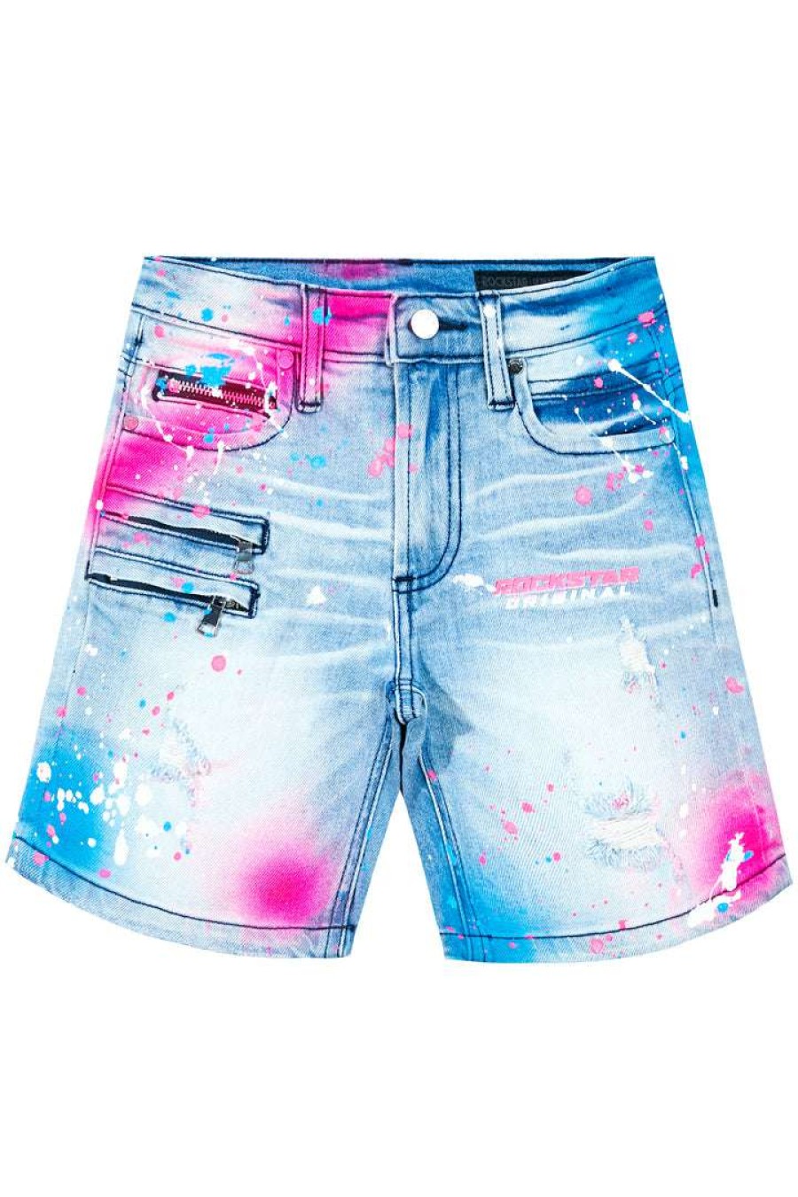 Kids * | Top 10 Boys Shorts Kids Sable Printed Short Blue