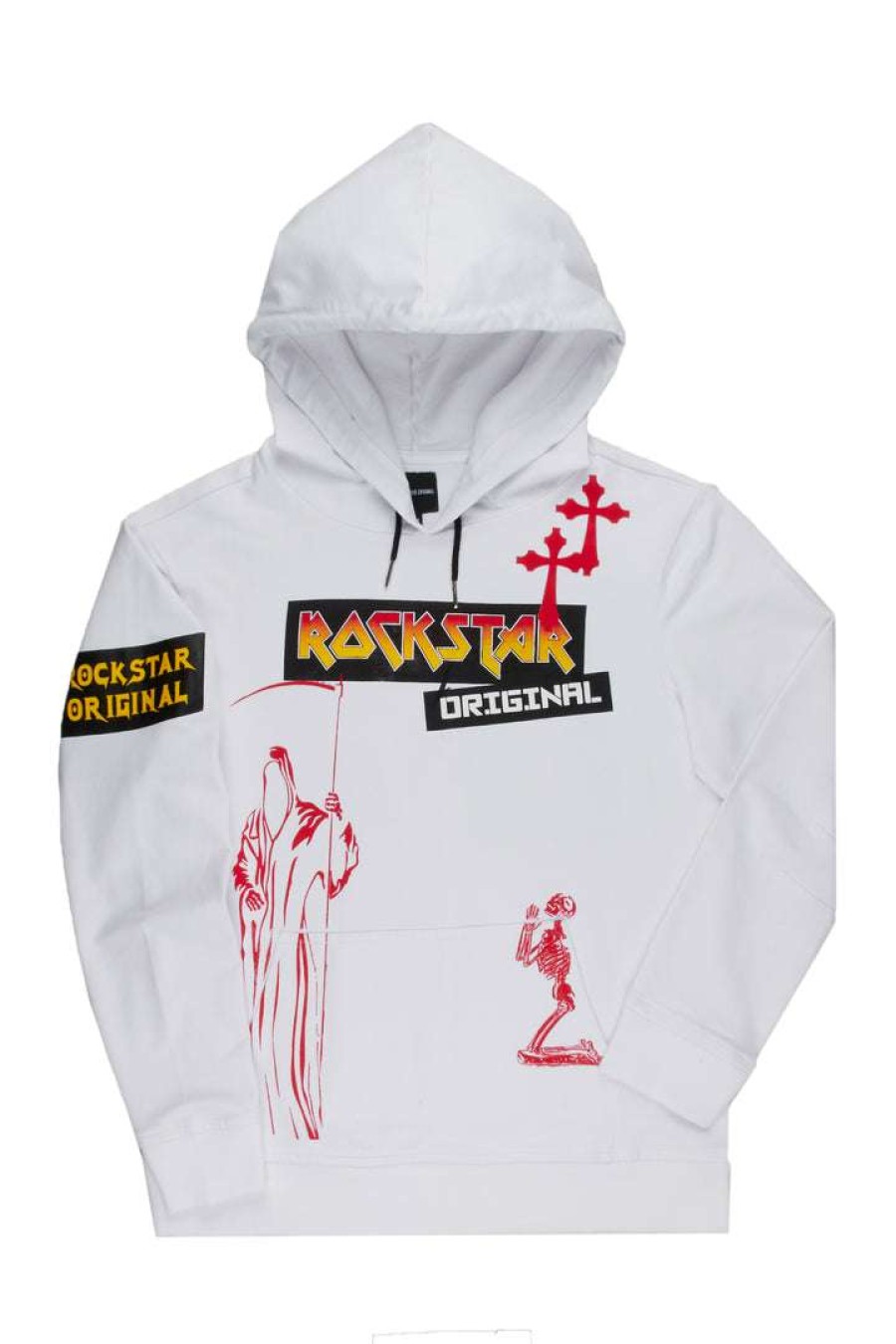 Mens * | Hot Sale Mens Hoodies & Sweatshirts Willard Graphic Hoodie White