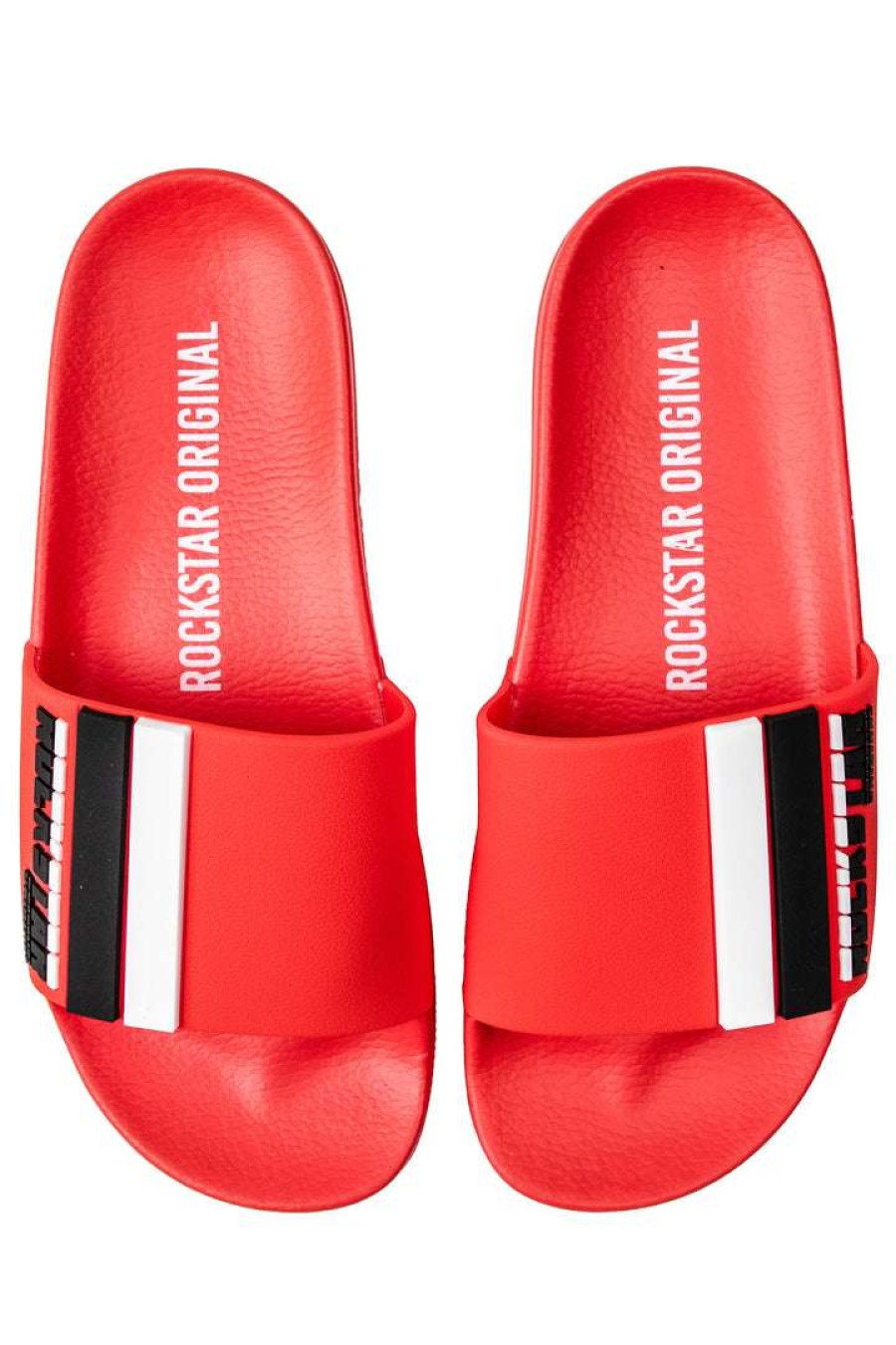 Mens * | Best Sale Mens Accessories Godfrey Slides Red