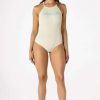 Womens * | Cheap Womens Tops Basic Hattie Bodysuit Best Seller Yellow