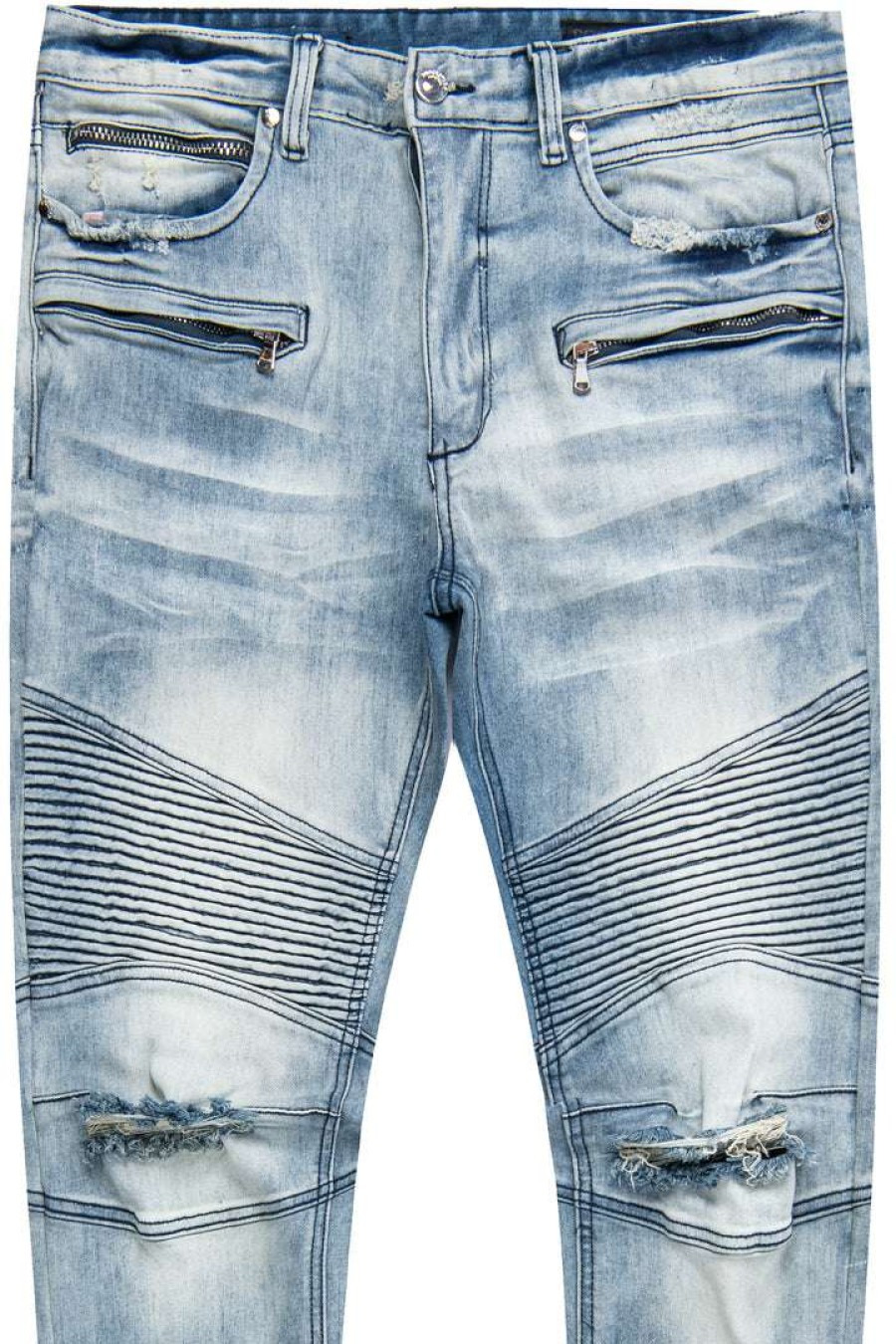 Mens * | Outlet Mens Jeans Timb Signature Biker Jean Denim Blue