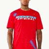 Mens * | Best Pirce Mens Tees Tops Sable Printed T-Shirt Red