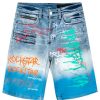 Mens * | Top 10 Mens Shorts Dripper Printed Short Blue