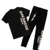 Kids * | New Boys Denim Sets Boys Maizon T-Shirt/Jean Set New Arrivals Black