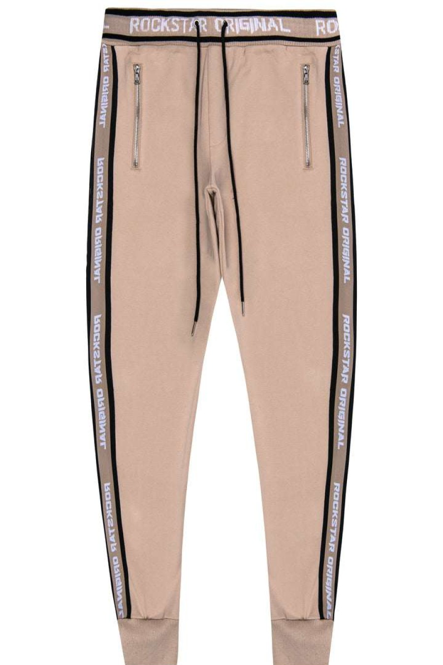 Mens * | Brand New Mens Pants Ramy Track Pant Track Sets Beige