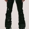 Mens * | Discount Mens Jeans Denim Santal Flare Jean Black