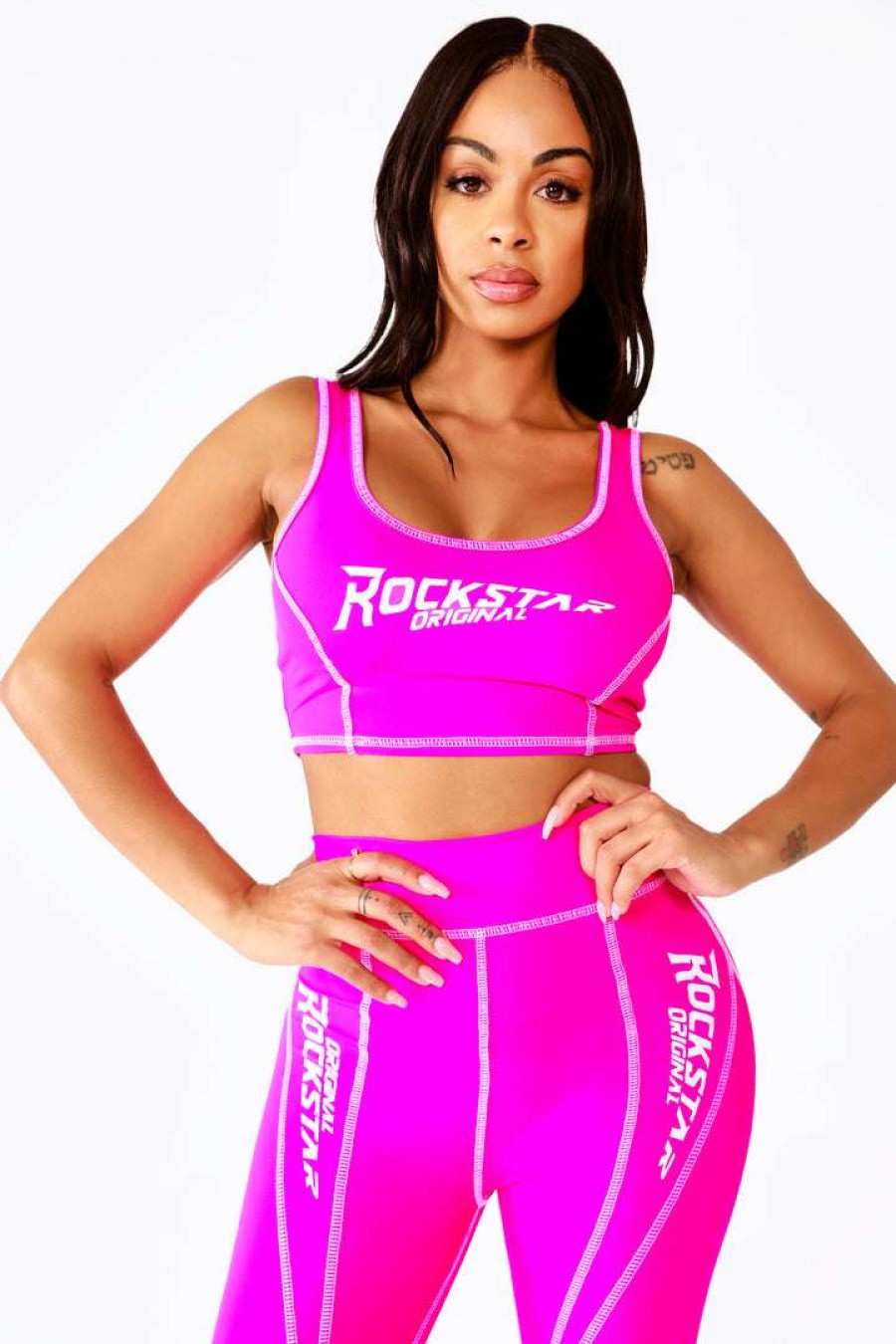 Womens * | Best Sale Womens Activewear Best Seller Nakita Active Set Fuchsia