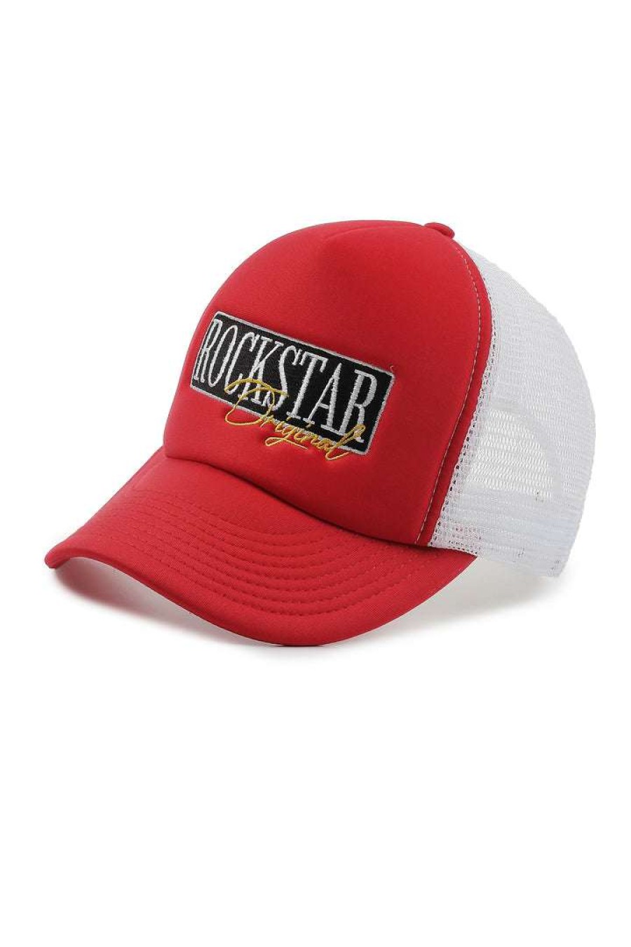 Mens * | Best Deal Mens Accessories Bots Trucker Hat Red