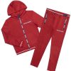 Mens * | Flash Sale Mens Track Sets Aero Track Set Burgundy