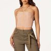 Womens * | Cheapest Womens Tops Riyah Tube Top Best Seller Beige