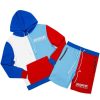 Mens * | Outlet Mens Short Sets Track Sets Loke Short Set Blue