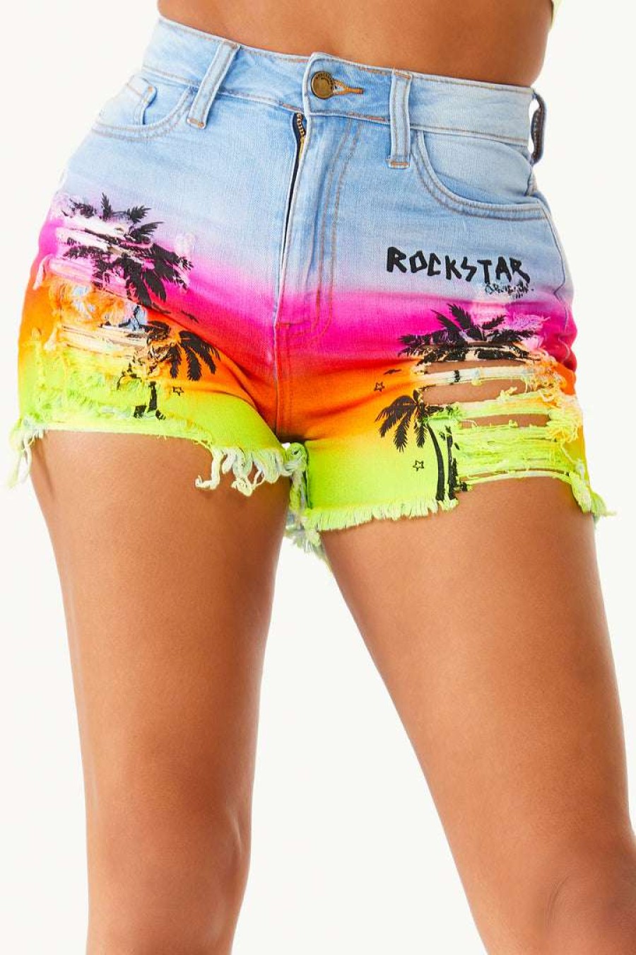 Womens * | Top 10 Womens Shorts Best Seller Beachy Shorts Light Wash