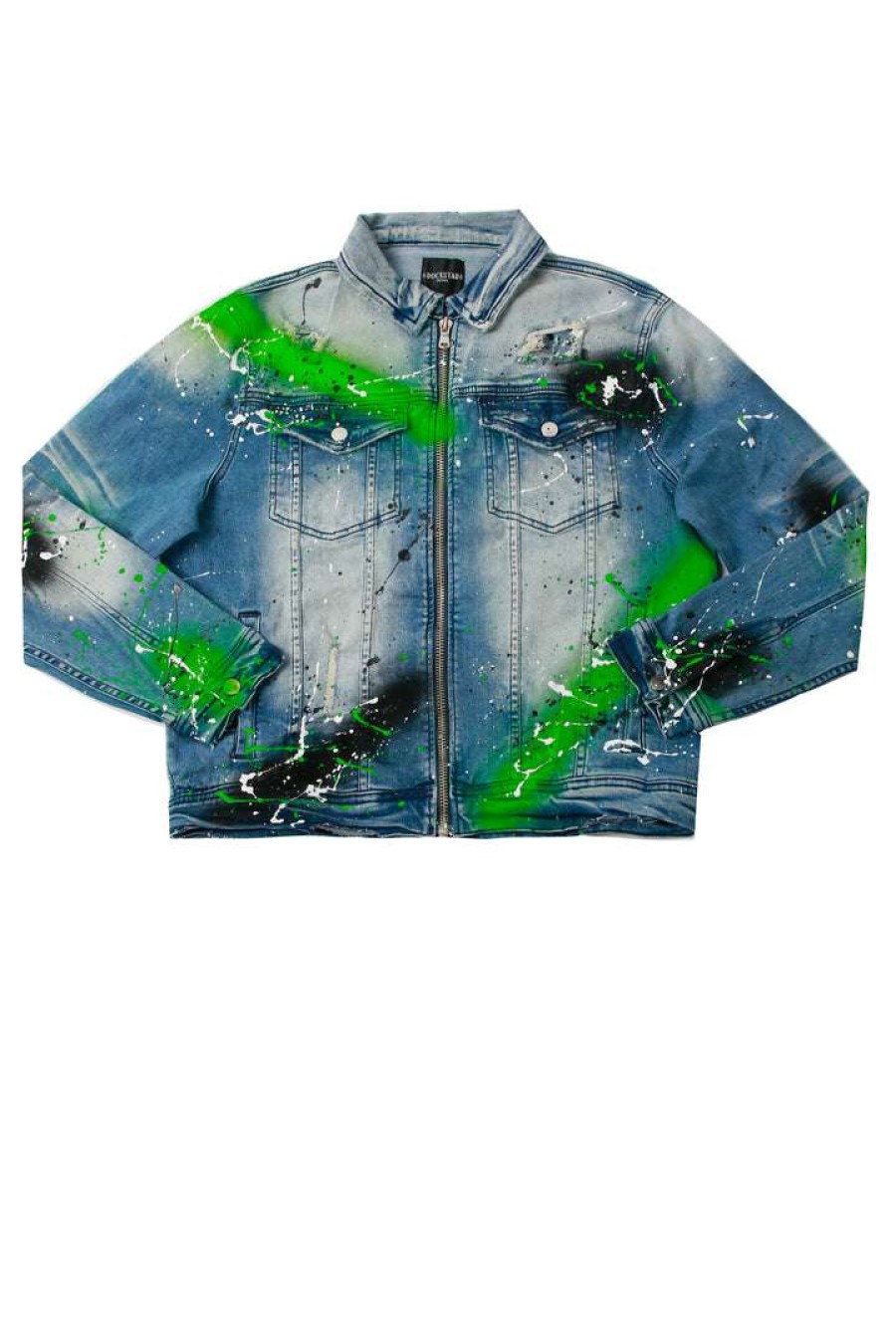 Mens * | Best Deal Mens Denim Jackets Blink Painter Jacket Green