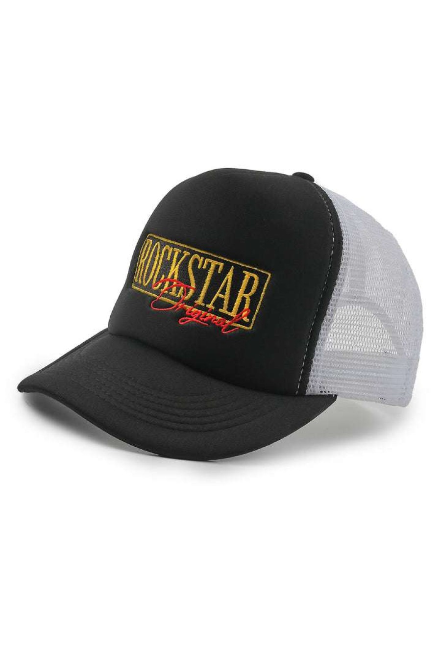 Mens * | Cheapest Mens Accessories Bots Trucker Hat Black