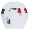 Mens * | Best Pirce Mens Hoodies & Sweatshirts Memphis Graphic Crewneck Tops White