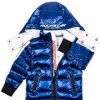 Kids * | Flash Sale Boys Outerwear Kids Metallic Alasia Puffer Jacket Royal Blue