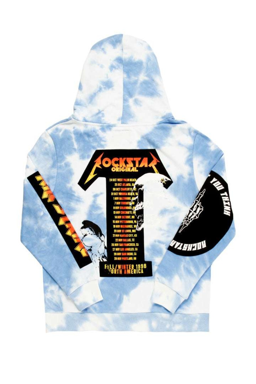 Mens * | Best Sale Mens Hoodies & Sweatshirts Cannon Hoodie Tops Blue