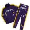 Mens * | Buy Mens Track Sets Chasin Graphic Track Set Yellow/Purple