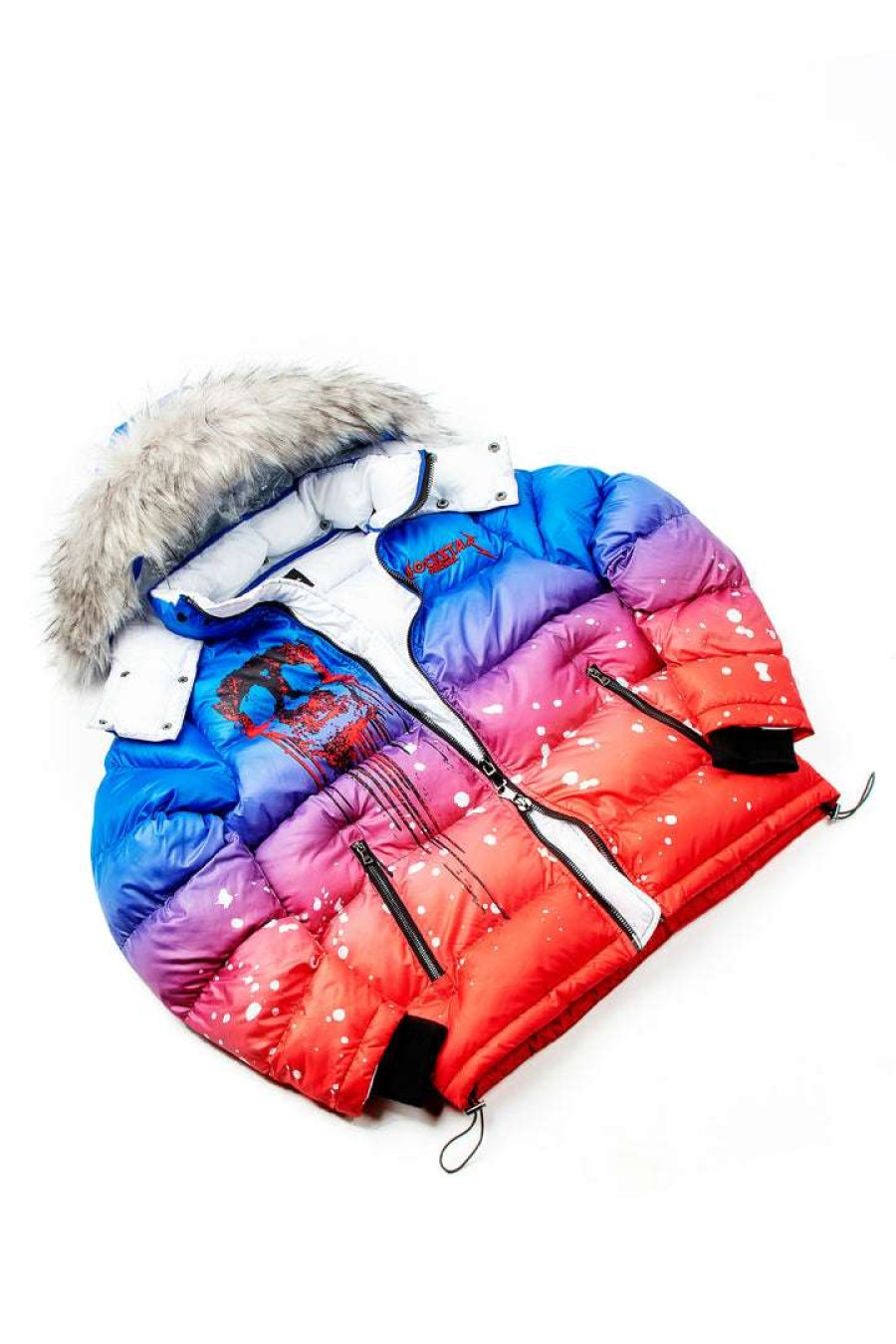 Mens * | Cheapest Mens Outerwear Curry 2.0 Puffer Jacket Jackets & Outerwear Blue/Red