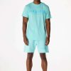 Mens * | Cheap Mens Short Sets Dimitri T-Shirt/Short Set Aqua