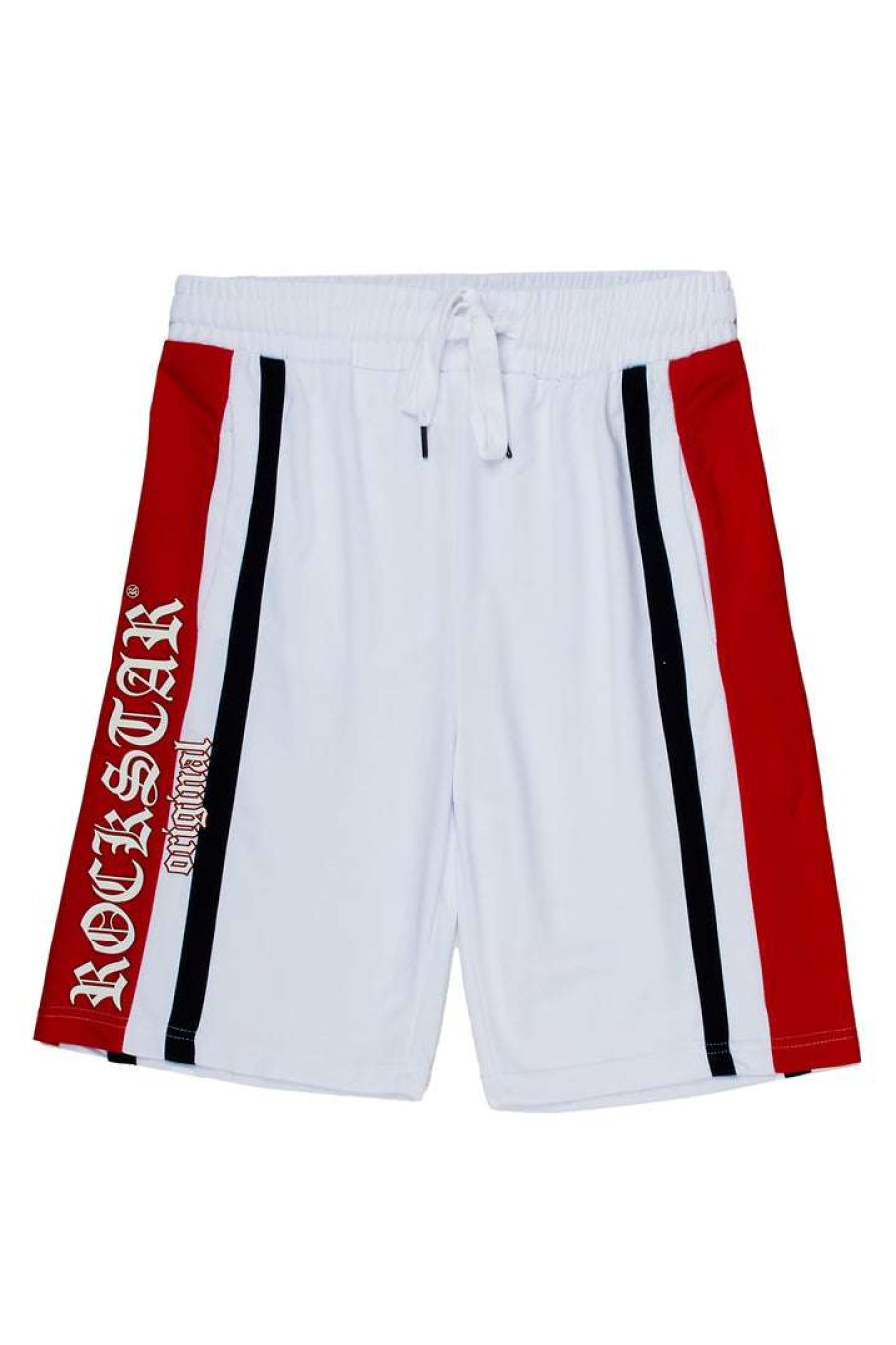 Mens * | Cheap Mens Shorts Harlem Graphic Short White