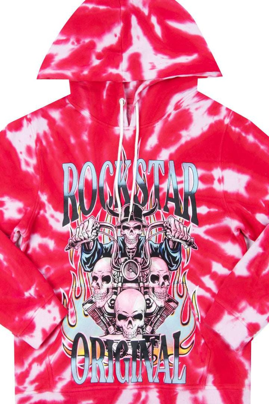 Mens * | Promo Mens Hoodies & Sweatshirts Tops York Tie Dye Hoodie Pink