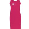 Womens * | Best Deal Womens Dresses Gia Midi Dress Best Seller Fuchsia