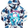 Mens * | Discount Mens Hoodies & Sweatshirts Sage Printed Hoodie Tops Royal Blue