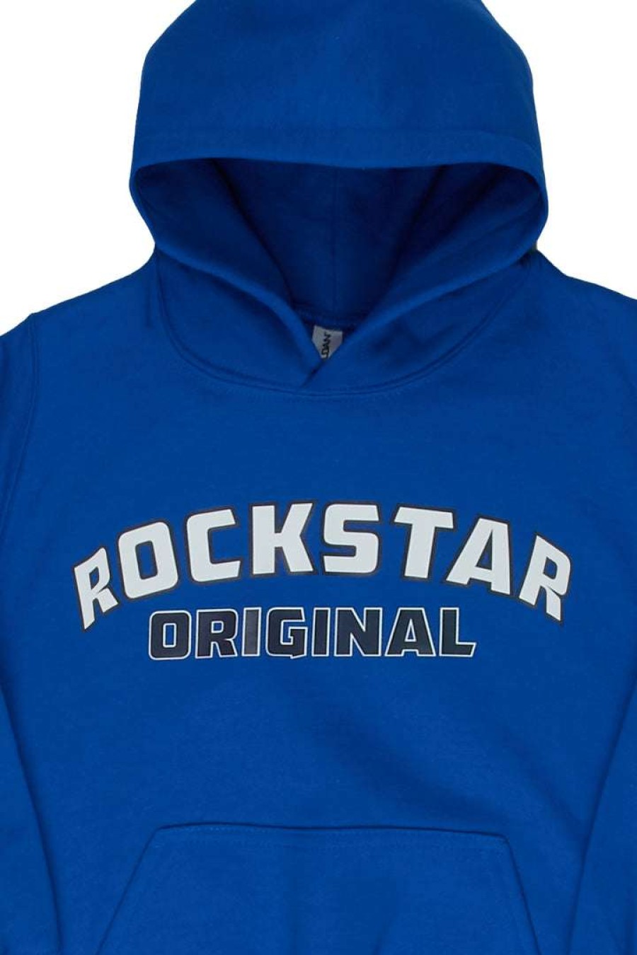 Kids * | Top 10 Boys Hoodies & Sweatshirts Boys Rockstar Graphic Hoodie Royal Blue