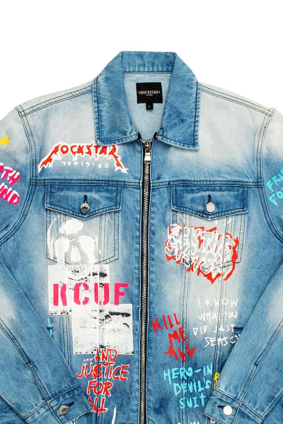 Mens * | Discount Mens Denim Jackets Koontz 3.0 Jacket ( ) Blue