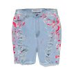 Womens * | Buy Womens Shorts Zaylee Bermuda Short Best Seller Light Wash