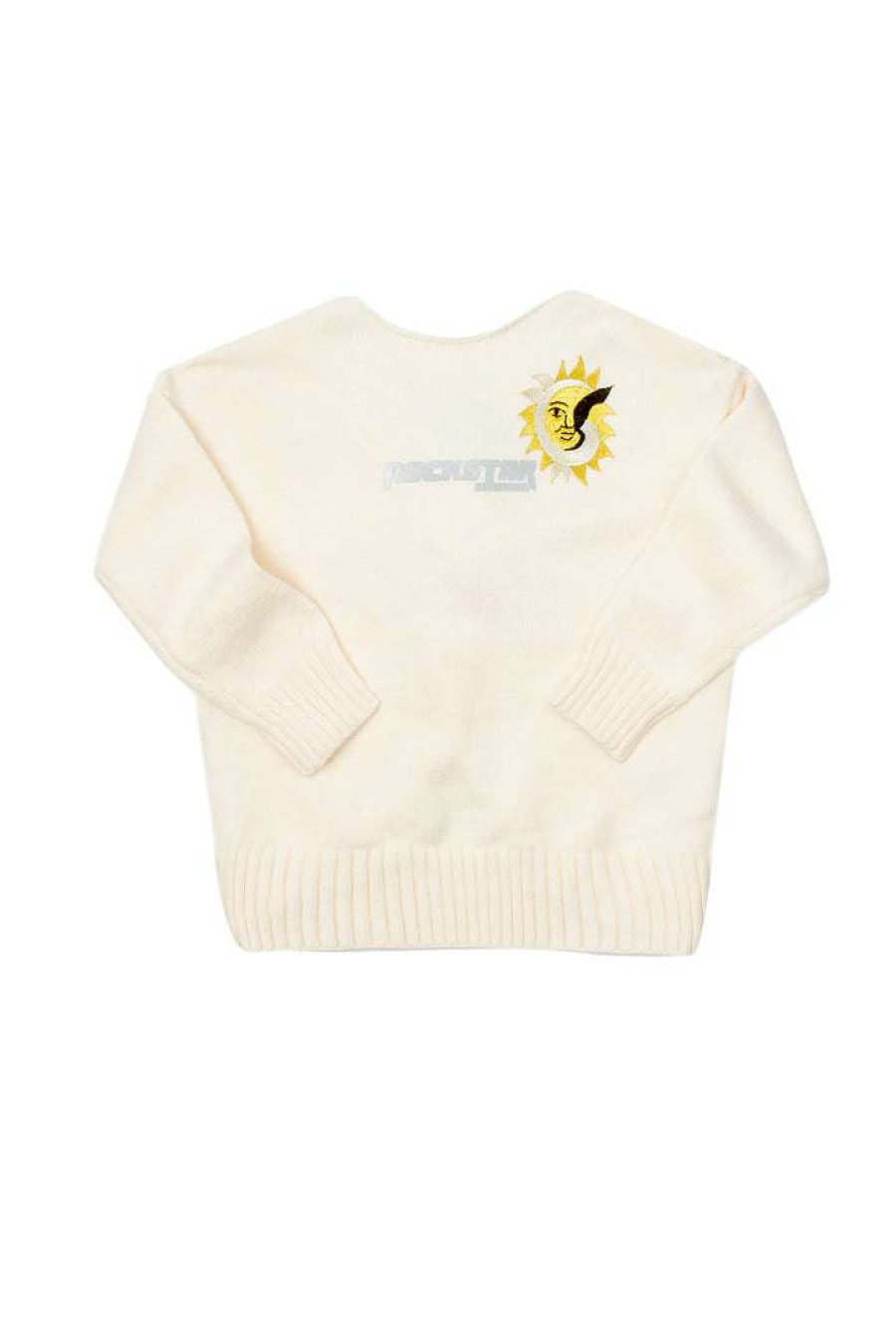 Kids * | Flash Sale Girls Sweatshirts New Arrivals Girls Faye Graphic Sweater Ivory