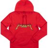 Mens * | Hot Sale Mens Hoodies & Sweatshirts Slick Crystal Hoodie ( ) Tops Red