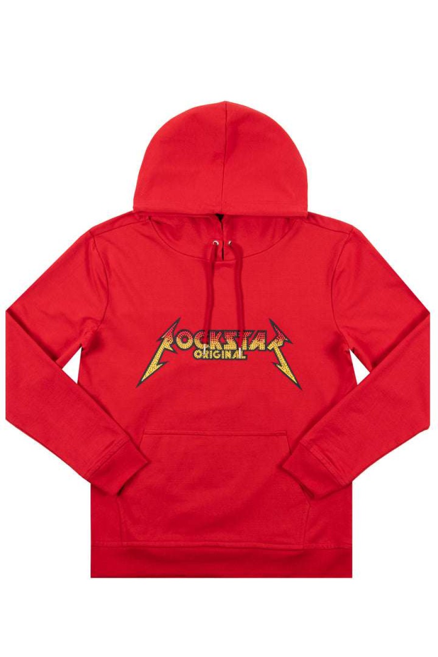 Mens * | Hot Sale Mens Hoodies & Sweatshirts Slick Crystal Hoodie ( ) Tops Red