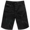 Mens * | Wholesale Mens Shorts Oscar Denim Short Black