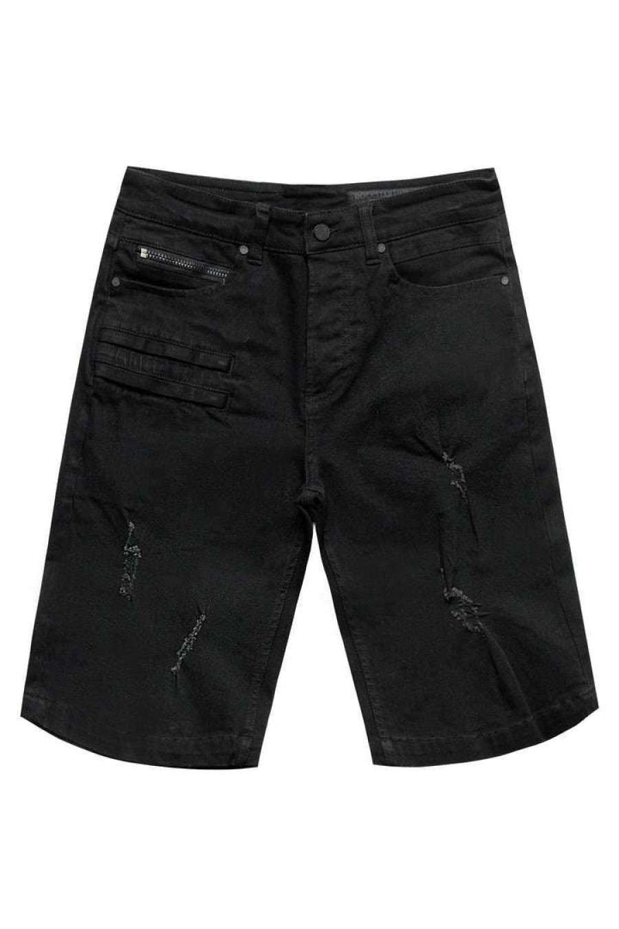 Mens * | Wholesale Mens Shorts Oscar Denim Short Black